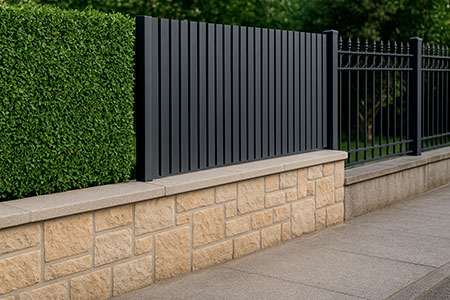 Nettoyage murets et clôtures extérieures