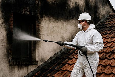 Incendies et suies : décontaminer toitures et façades sans les abîmer