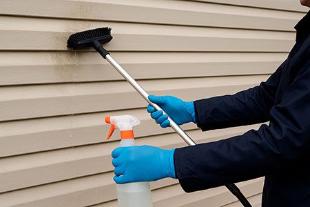 Nettoyage bardage PVC ou composite