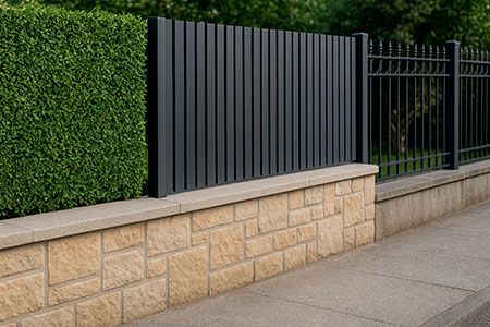 Nettoyage murets et clôtures extérieures