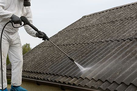 Nettoyage toiture en fibro-ciment