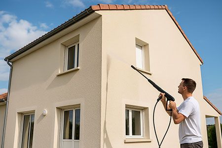 Nettoyage revêtements isolants extérieurs (ITE)