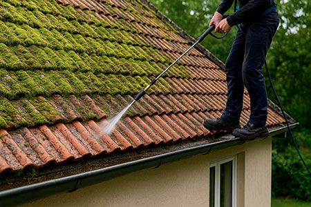 Toiture ou façade envahie de mousse : quels risques pour votre maison ?